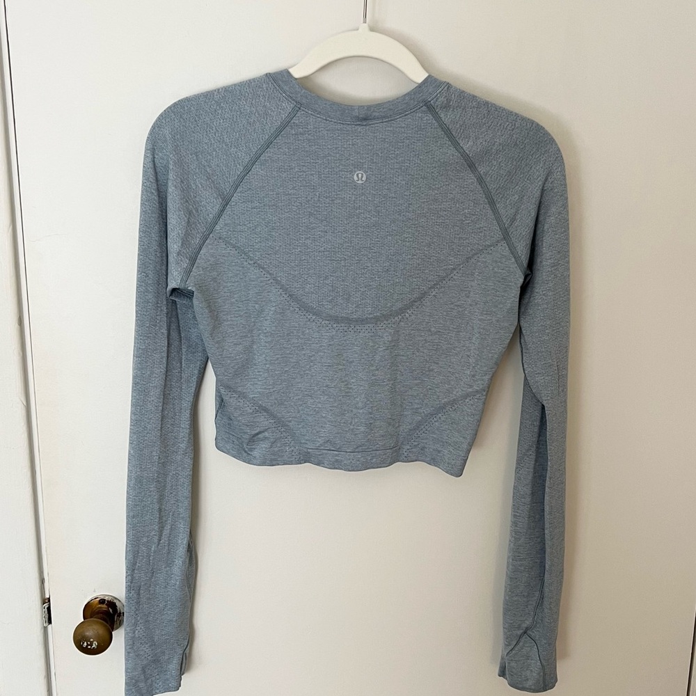 Lululemon Swiftly Tech Cropped Long-Sleeve Shirt 2.0